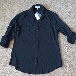 EXPRESS WOMANS black blouse SZ.XS